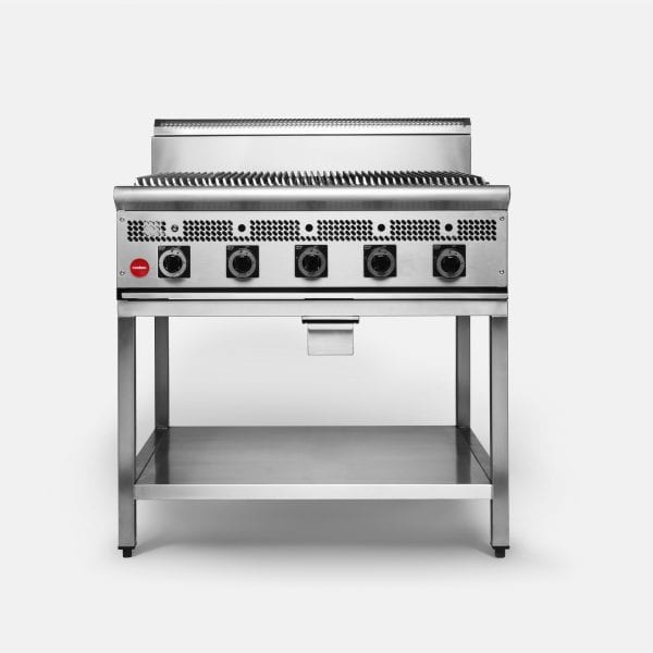 Cookon – BG900-3G – Gas – Freestanding – 600mm Char Grill + 300 Flat Grill Plate 95 Mj/Hr