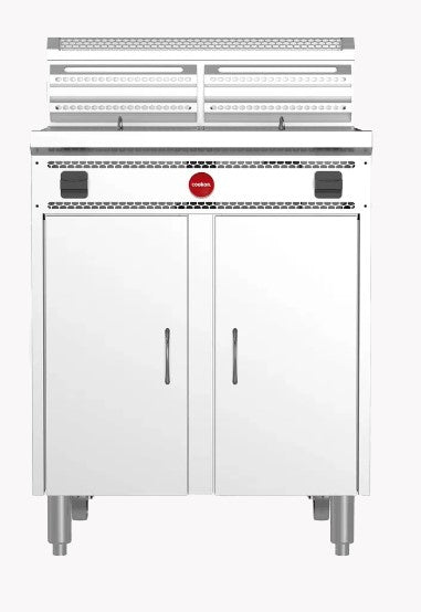 Cookon FFR-2-300S Compact Twin Pan Commercial Deep Fryer