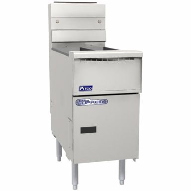 PITCO ELECTRIC SOLSTICE FRYER split tank, solid state control, filter ready  SE14T-FR