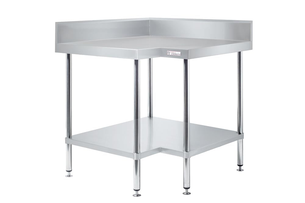 Simply Stainless Corner Bench With Splashback SS04.7.0900