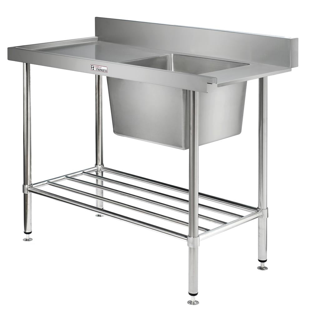 Simply Stainless Dishwasher Inlet Bench SS08.1200L