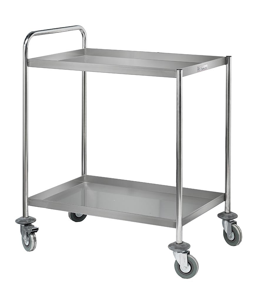 Simply Stainless Two Tier Trolley SS14