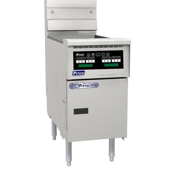 PITCO GAS SOLSTICE SUPREME FRYER computer control, filter ready 88 SSH55-C-FR
