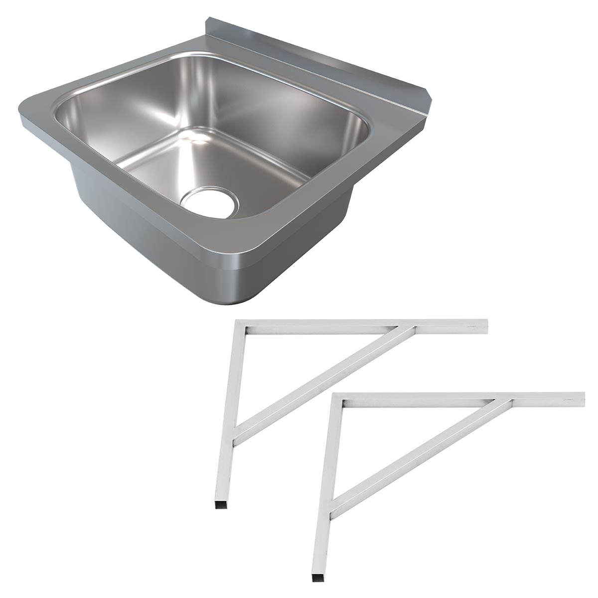 Jumbo Laundry Basin -  Including Brackets