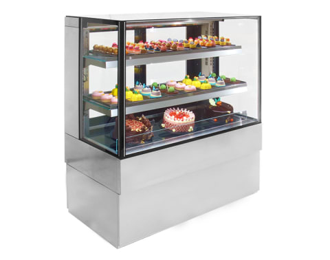 Airex Freestanding Refrigerated Square Food Display AXR.FDFSSQ.12