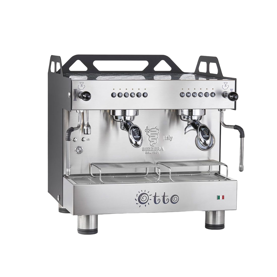 Bezzera Bezzera OTTO Black Compact 2 Group Espresso Machine BZOTTOCDE2IB1