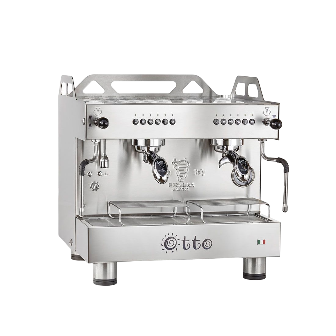 Bezzera Bezzera OTTO Silver Compact 2 Group Espresso Machine BZOTTOCDE2IS1