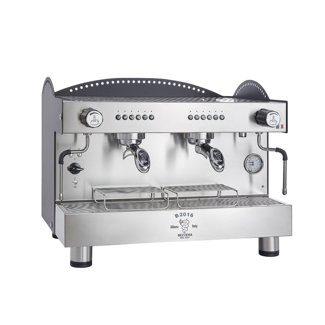 Bezzera Bezzera 3L Black 2-Group Professional Espresso Machine BZB2016B2DE