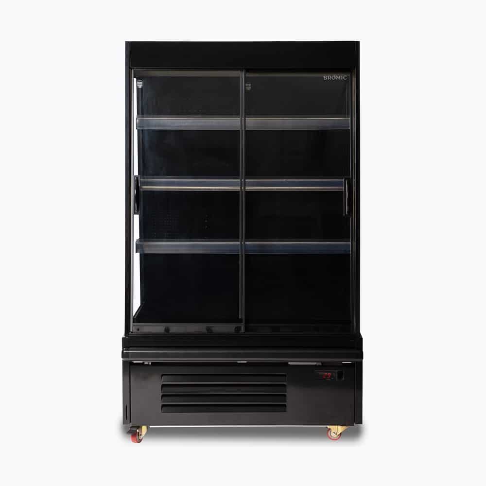 BROMIC Semi Vertical Display Fridge - 938mm - 2 Doors - Sliding 3335644-NR