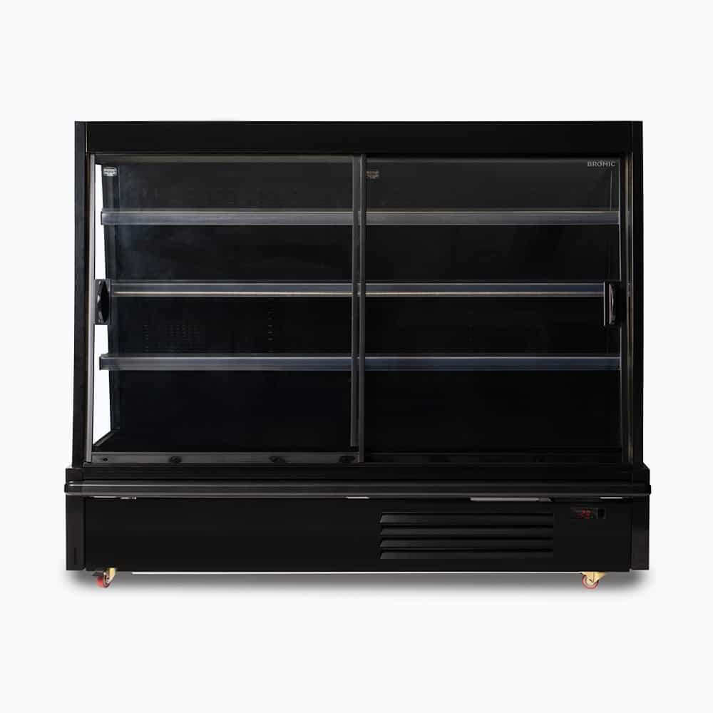 BROMIC Semi Vertical Display Fridge - 1875mm - 2 Doors - Sliding 3335646-NR