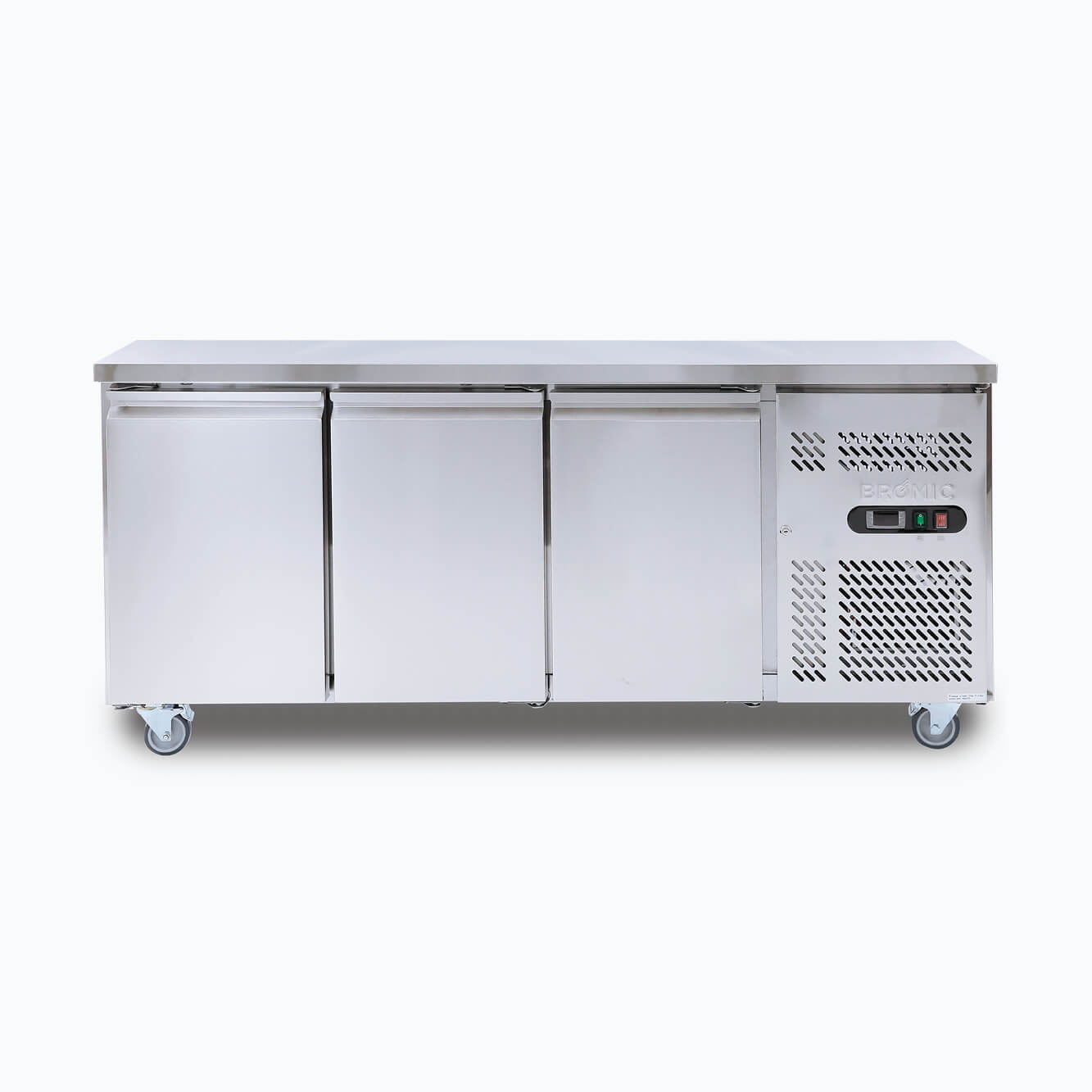 BROMIC Under Bench Freezer - 417L - 3 Doors - Stainless Steel 3736231-NR