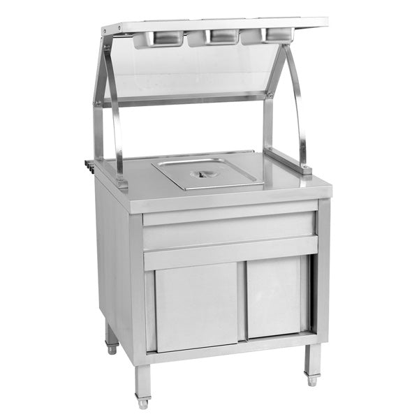 F.H.E BS1A Single Pan Ambient Bain Marie Cabinet