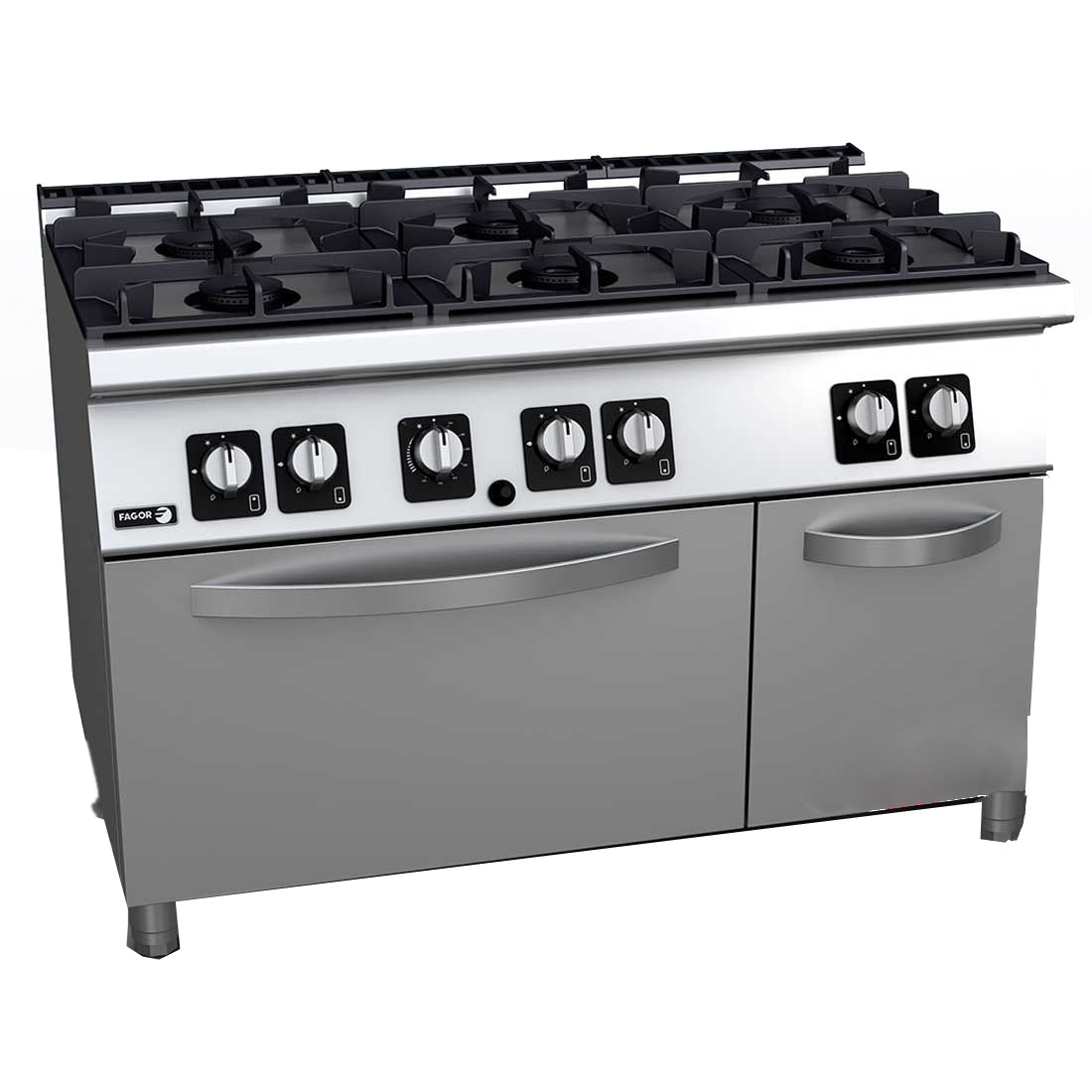 Fagor Fagor Kore 700 Series 6 Burner Gas Range with Gas Oven - C-G761H