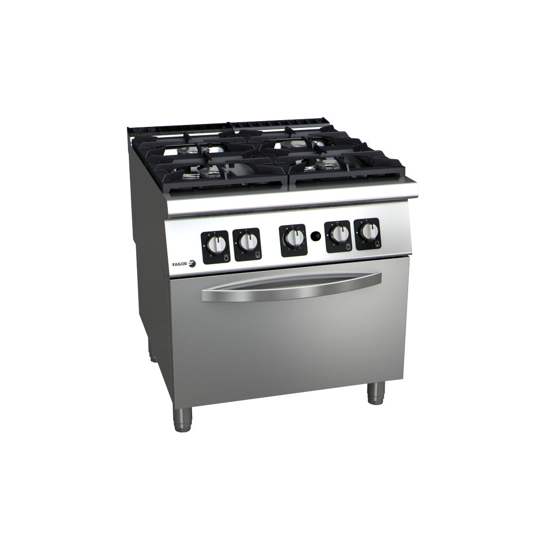 Fagor Fagor Kore 900 Series Natural Gas 4 Burner with Gas Oven - C-G941