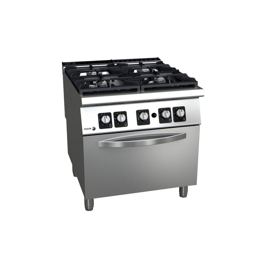 Fagor Ex-Showroom: Fagor Kore 900 Series Gas 4 Burner with Gas Oven C-G941H-NSW1723