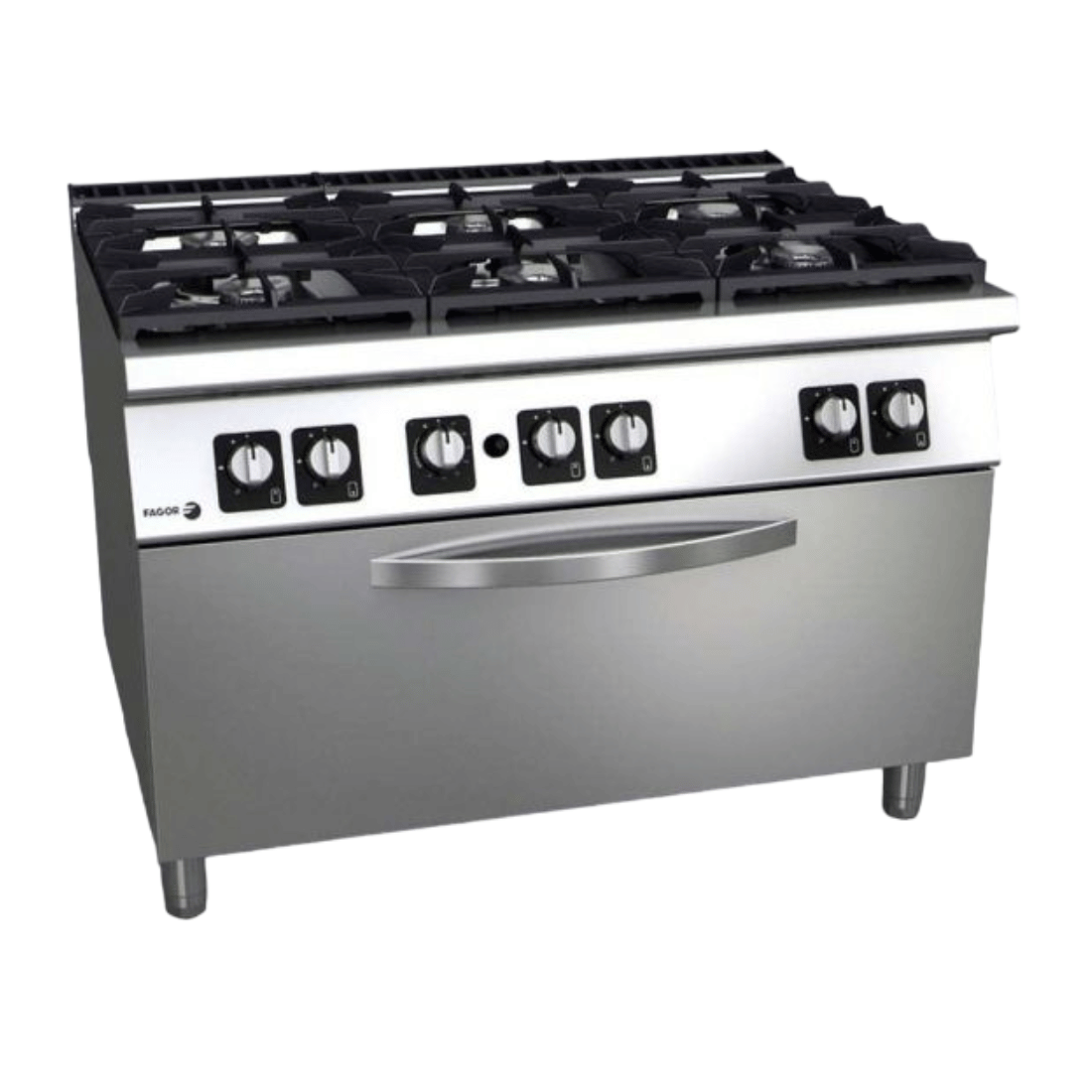 Fagor 2NDs: Fagor Kore 900 Series Gas 6 Burner with Gas Oven C-G961OPH-QLD184