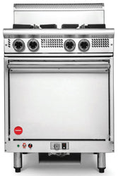 Cookon GR4C-FF 4 Burners Convection Oven with Flame Failure