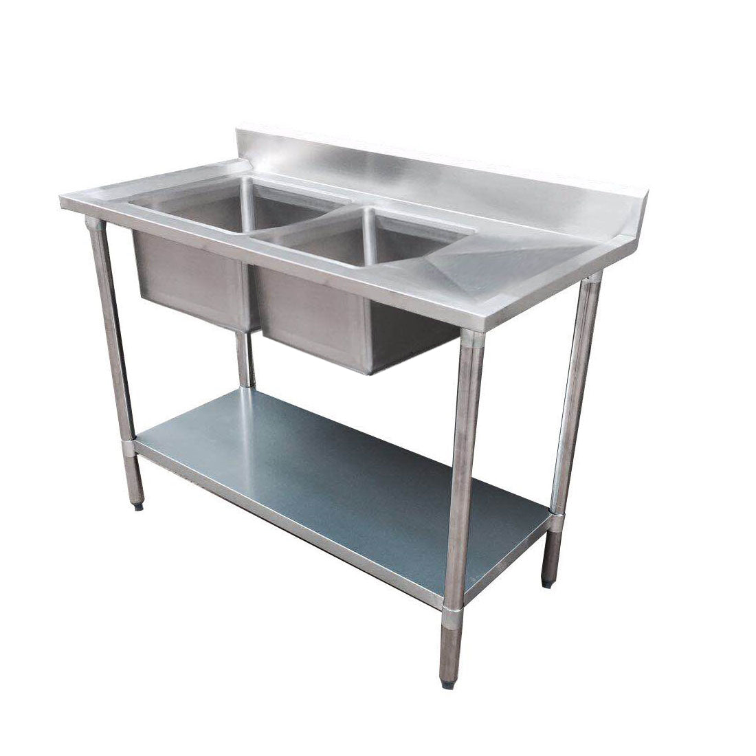 Modular Systems Modular System Double Sink Bench Left Handed 1800x600x900mm - 1800-6-DSBL