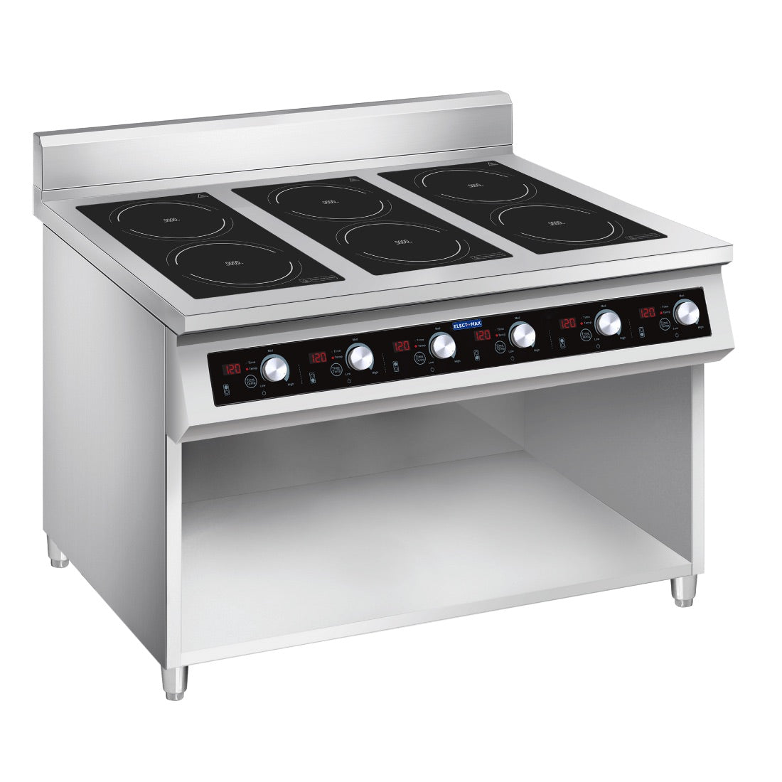 Electmax 700 Series Induction 6-Burner Cooker with Splashback EIC7-1200P