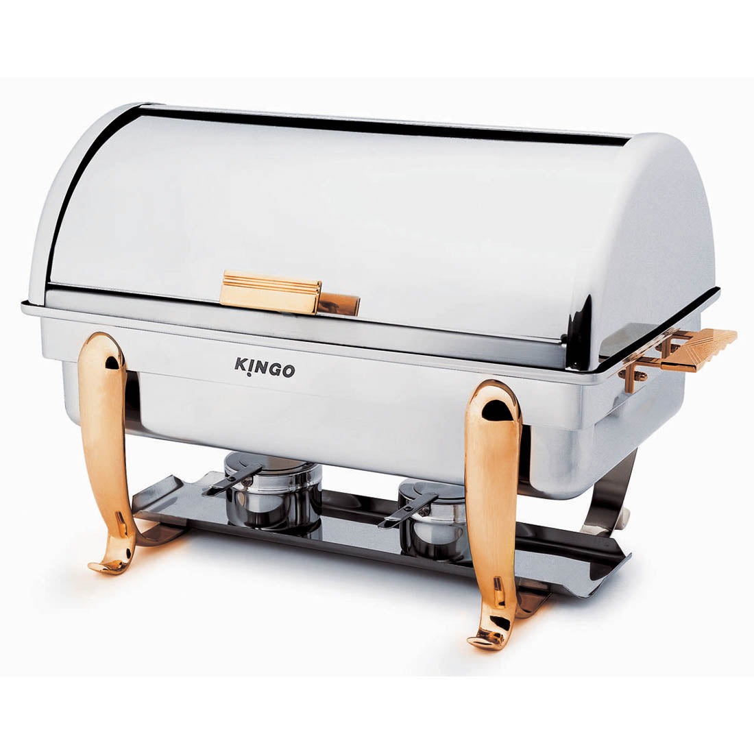 Kingo Ex-Showroom: CHAFING DISH WITH GILT LEGS - KG2001