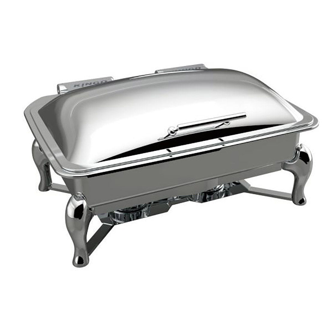 Kingo Ex-Showroom: Oblong Chafing Dish with 1/1 GN Steel Lid - KGJ204G