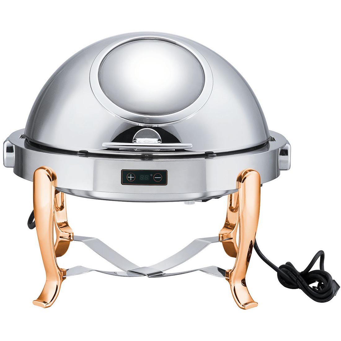 Kingo Ex-Showroom: Round Chafing Dish with Gilt Legs - KGTCS6803