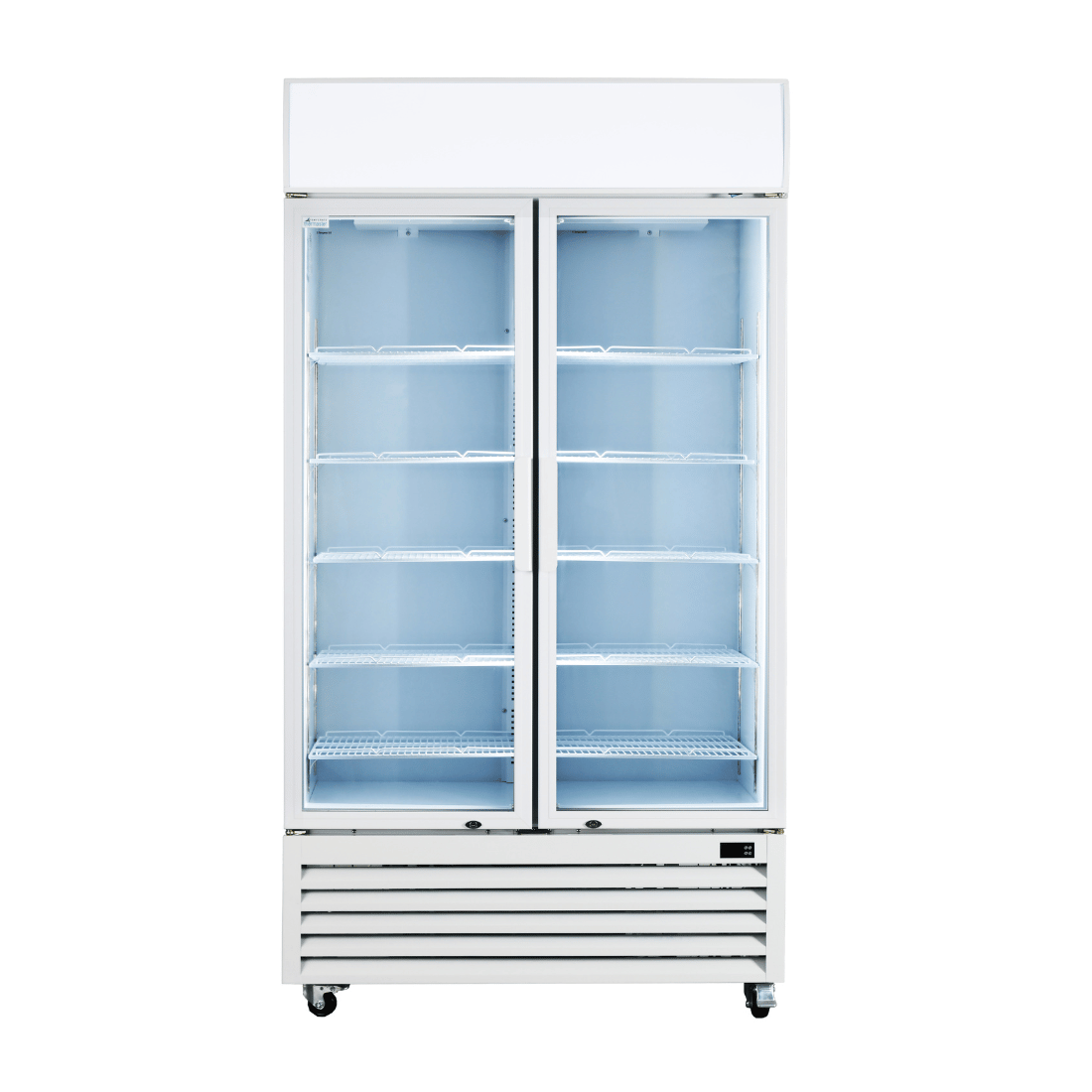 Thermaster Thermaster Colourbond Upright Beverage Fridge 2 Doors White LG-1000P