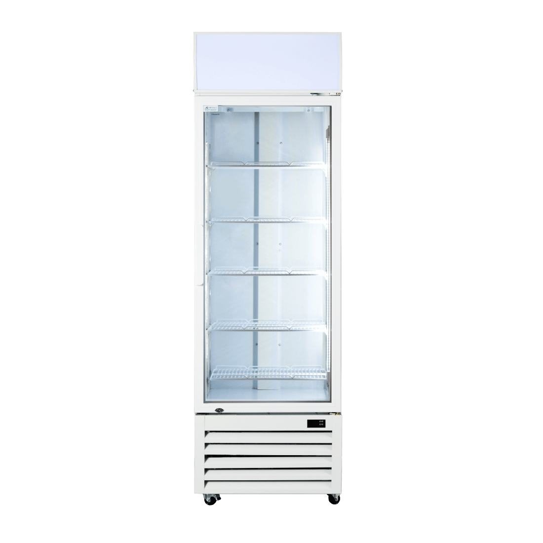 Ex-Showroom: Thermaster Single Glass Door Colourbond Upright Drink Fridge - LG-370P-QLD319