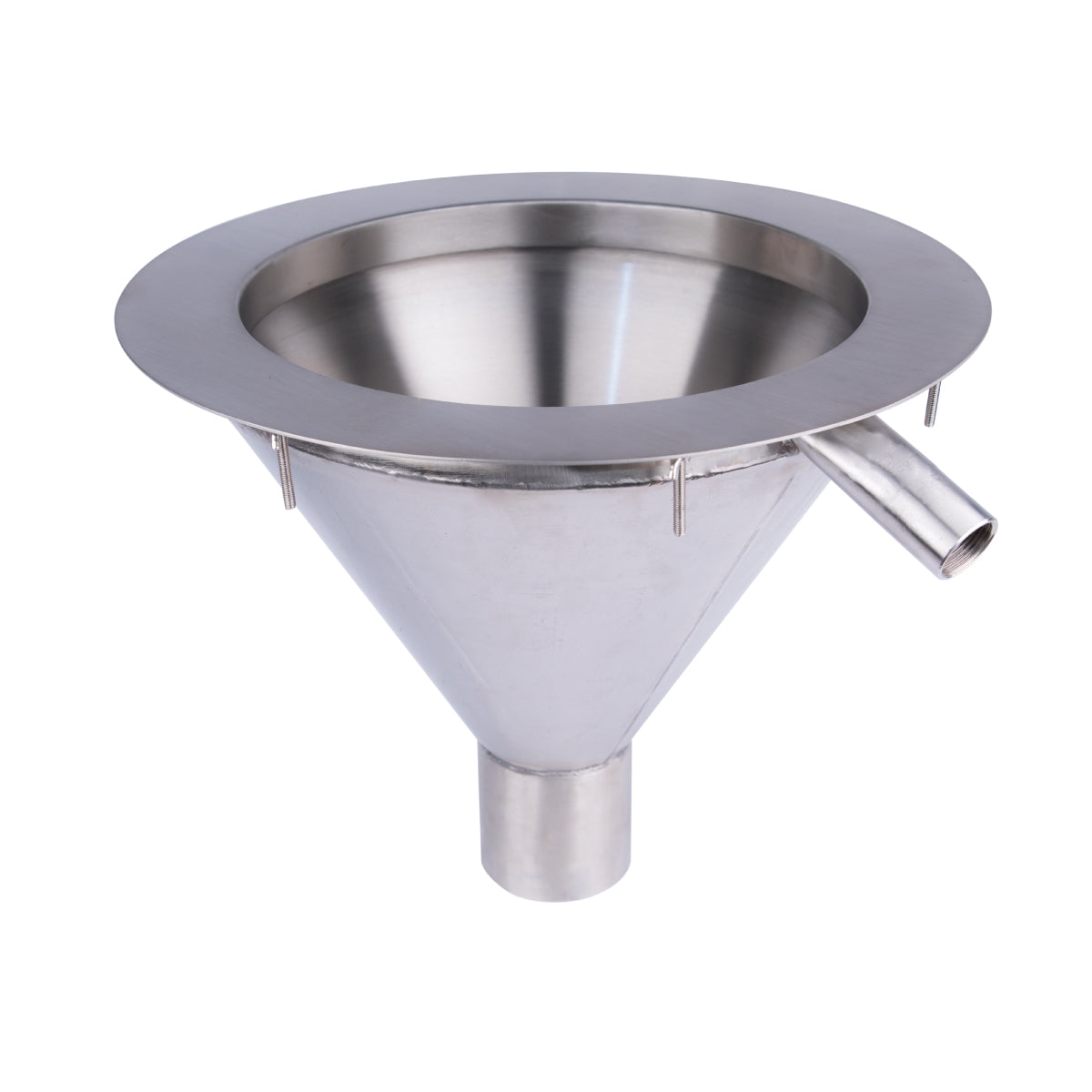 3monkeez Conical Flushing Rim Sink - 450 FRSC-DI450-304