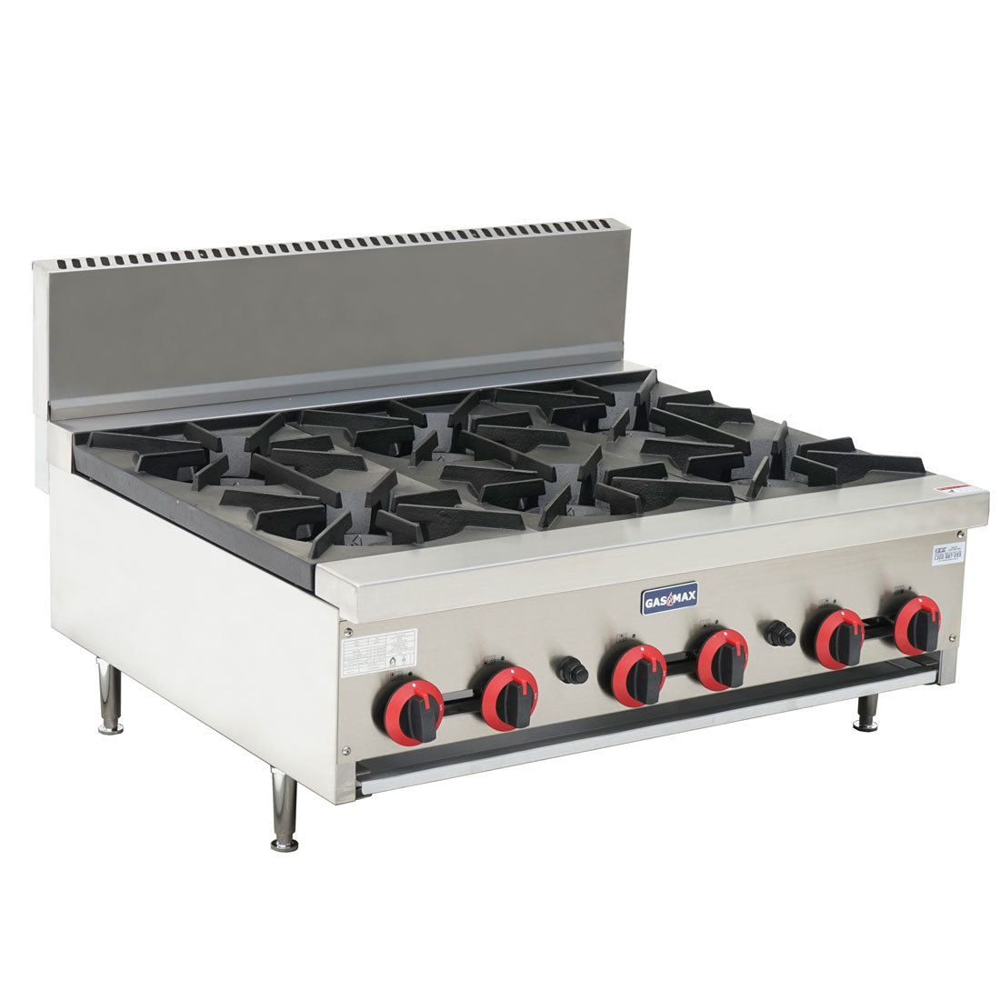 Gasmax Gas Cook top 6 burner with Flame Failure - RB-6E