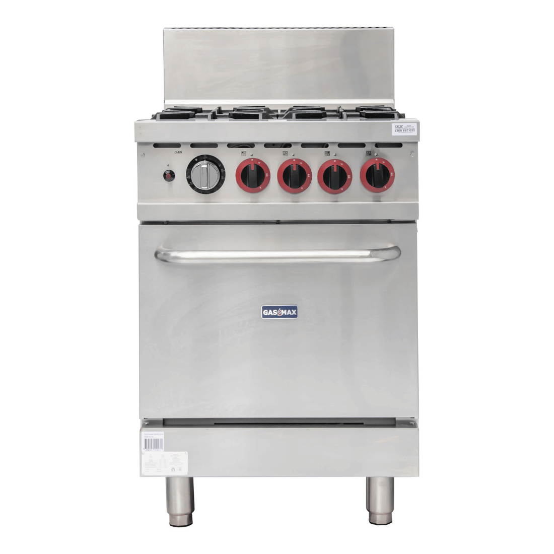 Gasmax Gasmax 4 Burner With Oven Flame Failure GBS4TSLPG