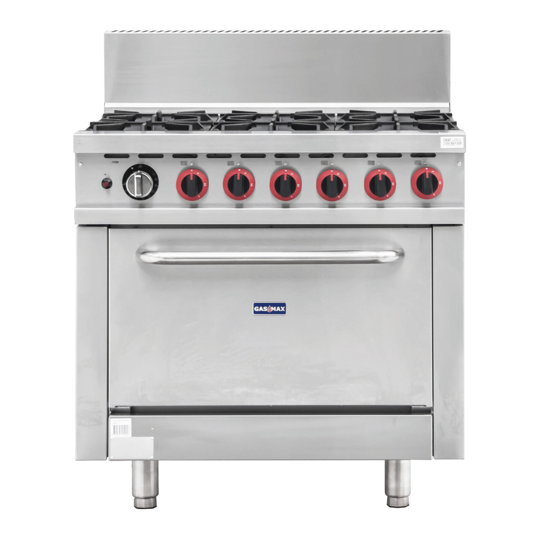 Gasmax Gasmax 6 Burner With Oven Flame Failure GBS6TSLPG