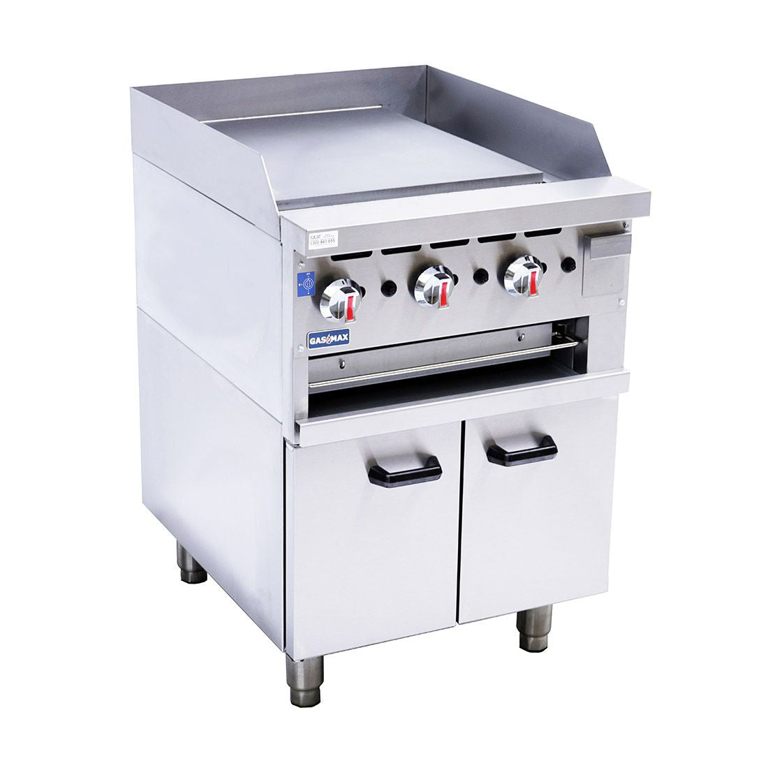 Gasmax GGS-24LPG Gas Griddle and Gas Toaster with Cabinet