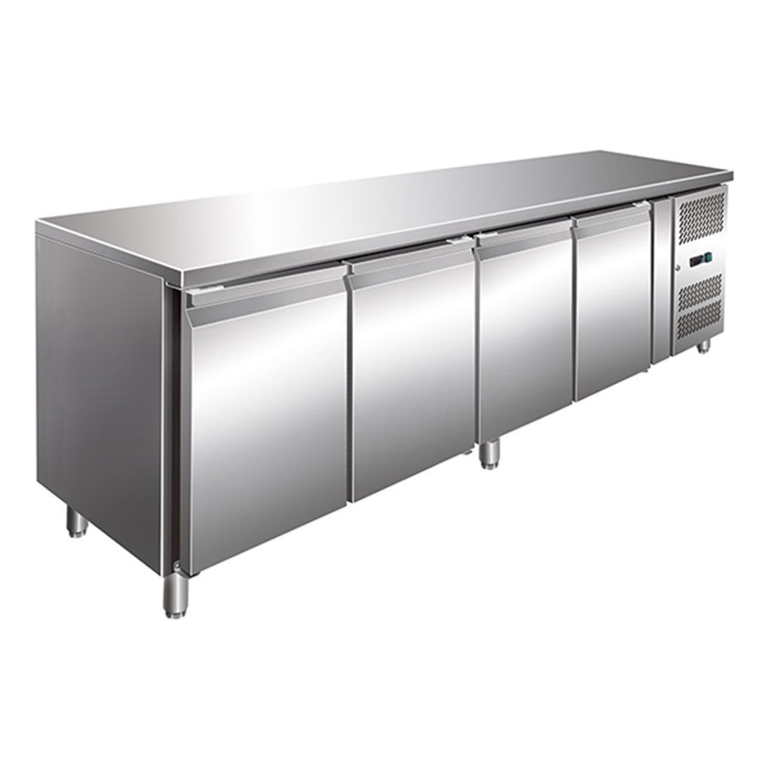 Thermaster 2NDs: Thermaster TROPICALISED 4 Door Gastronorm Bench Fridge GN4100TN-NSW1745