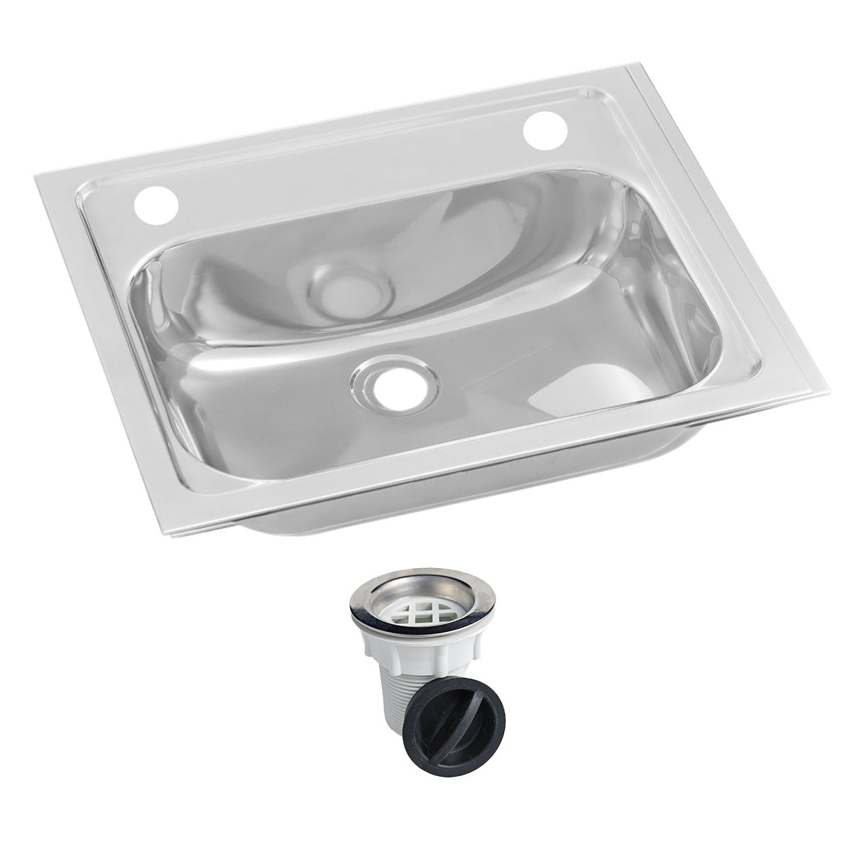 Round Stainless Steel Hand Basin