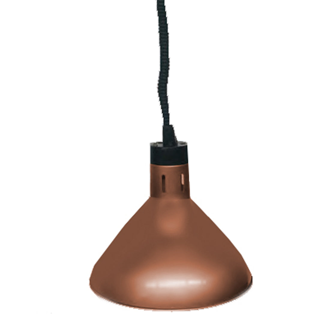 Benchstar Pull down heat lamp antique copper 270mm Round HYWBL09