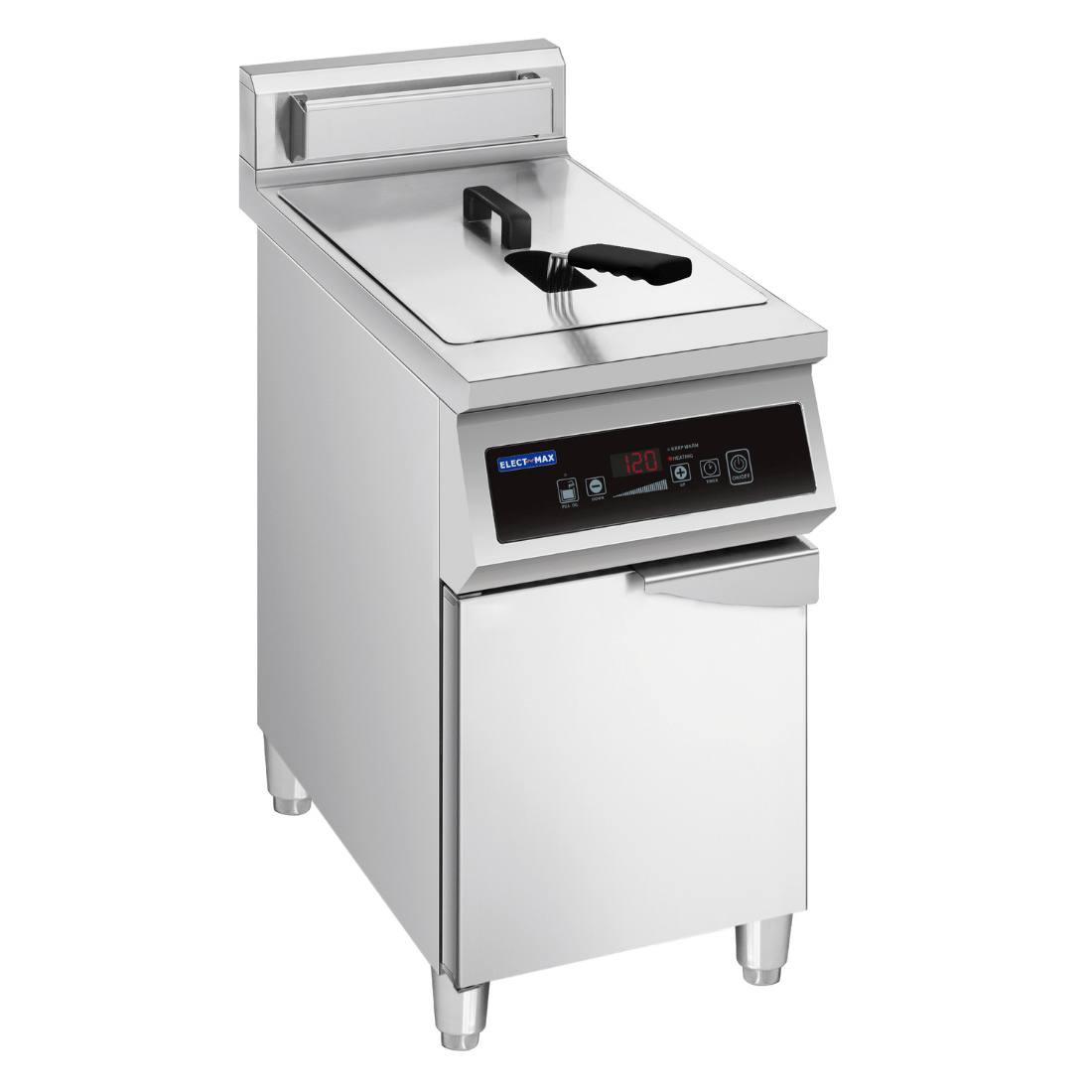 Electmax ElectMax 900 Series Induction Single Fryer with Splashback IFS10-30L