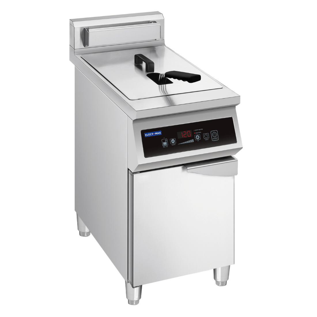 Electmax Electmax 700 Series Induction Single Fryer with Splashback IFS7-30L