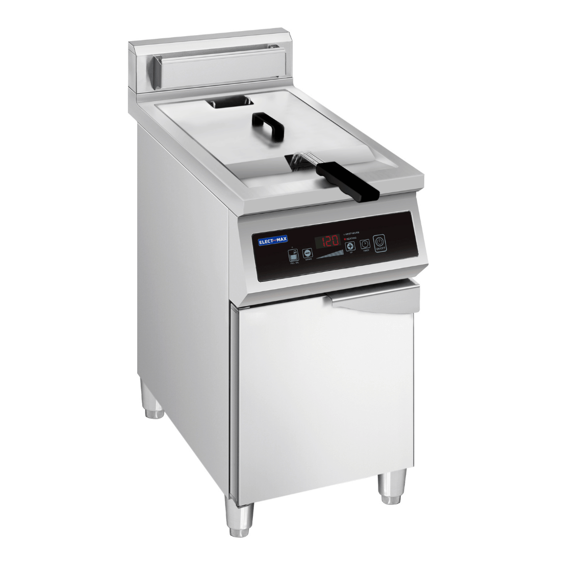 Electmax 700 Series Induction Single Fryer with Splashback - IFS7-30L