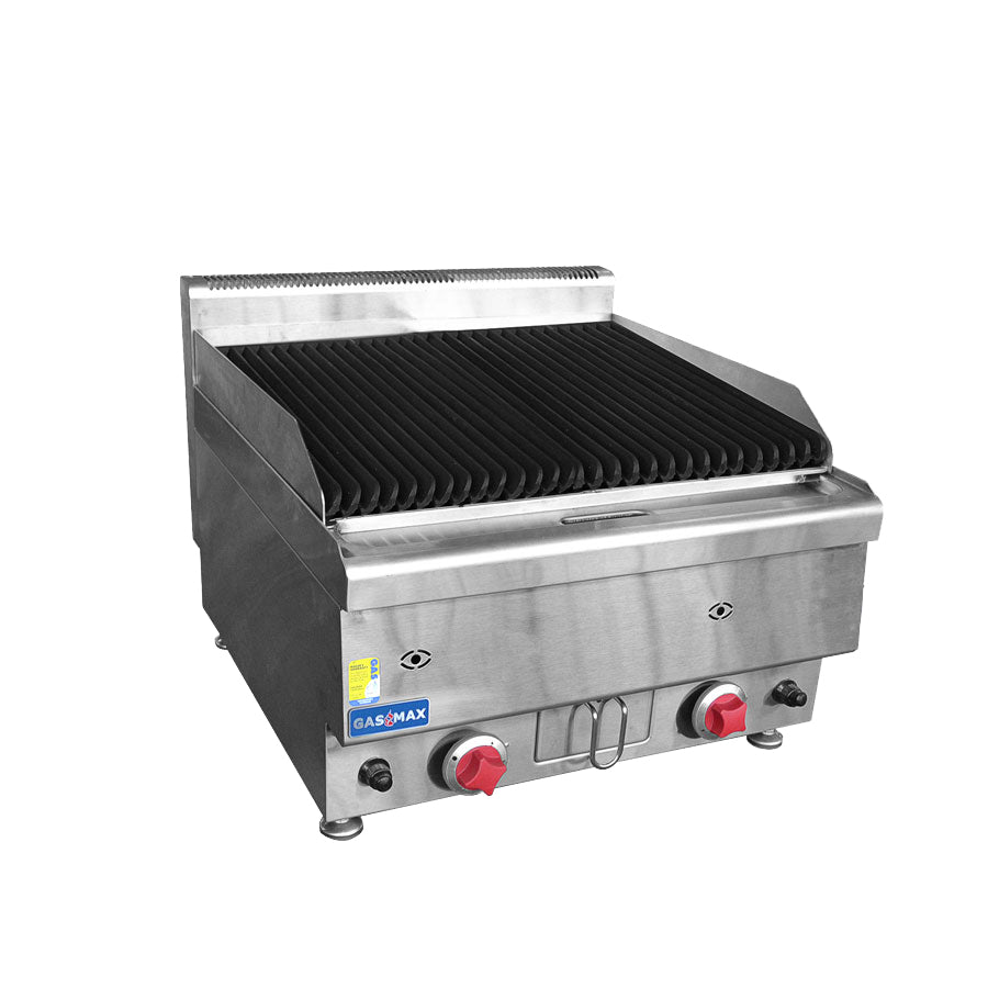 Gasmax JUS-TRH60 GASMAX Benchtop 2 Burner Chargrill