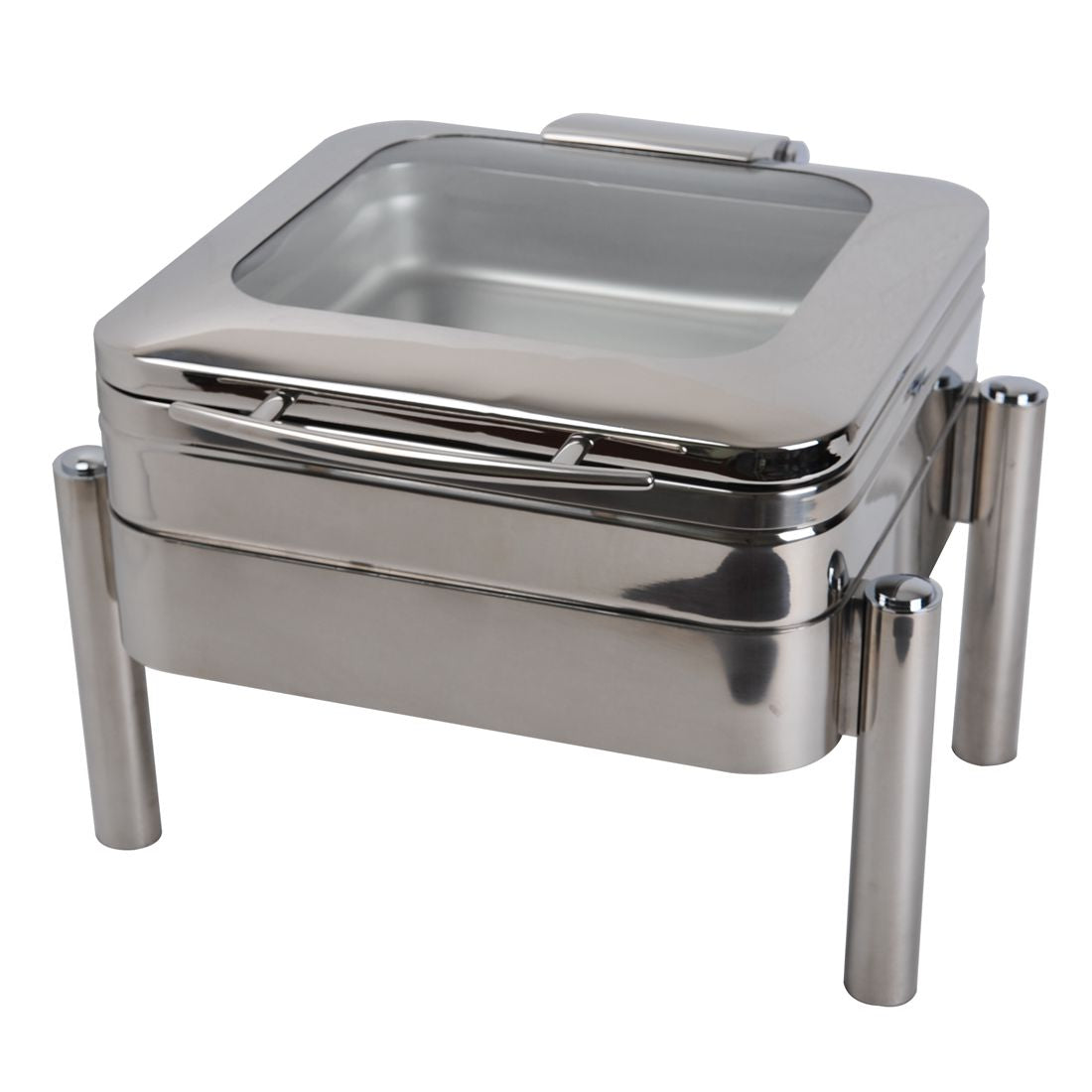 Kingo 2NDs: Square Chafing Dish with Glass Lid KGJ406