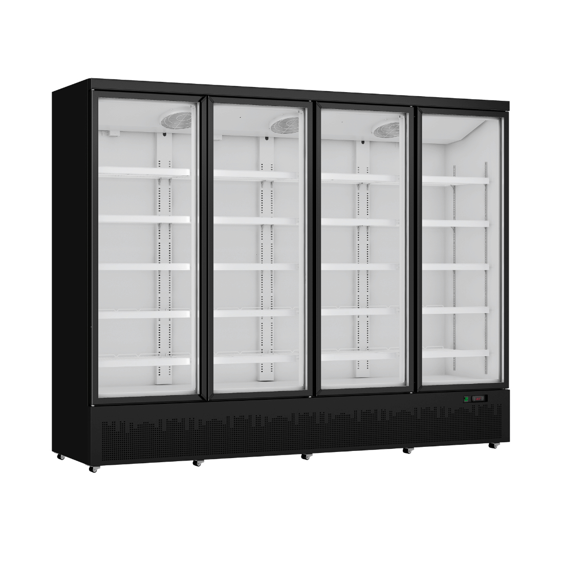 Thermaster Thermaster Four Door Supermarket Fridge Black LG-2200BGBM