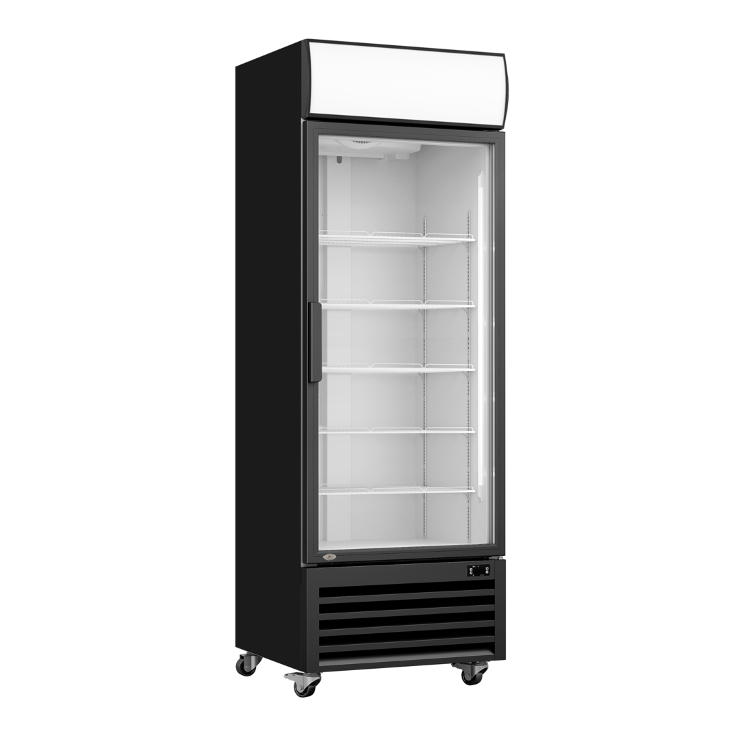 Thermaster 2NDs: Thermaster Single Glass Door Black Colourbond Upright Drink Fridge - LG-540BP-QLD210