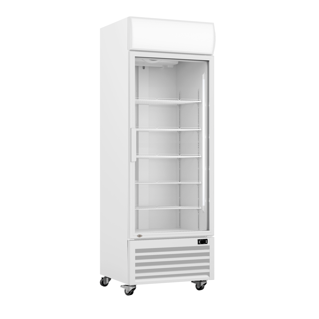 Thermaster Thermaster Single Glass Door Colourbond Upright Drink Fridge White LG-540P