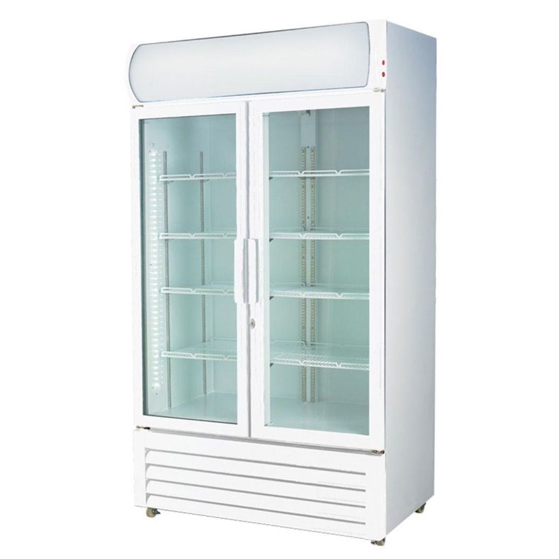 Thermaster 2NDs: Thermaster Two Glass Door Colourbond Upright Drink Fridge - LG-730GE-QLD212