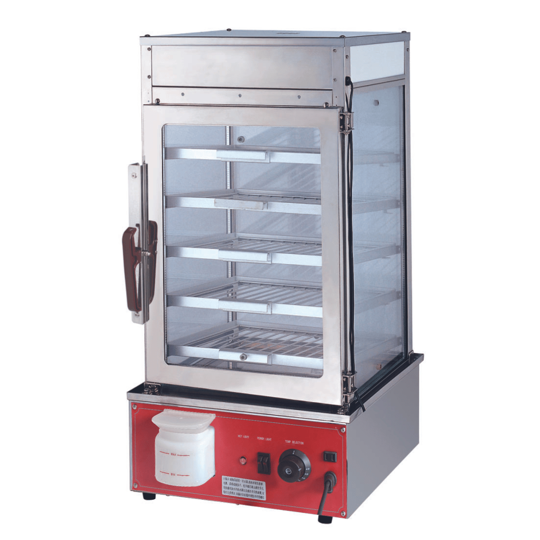 Benchstar 2NDs: Benchstar Heavy Duty Electric steamer 1.2kw display cabinet MME-500H-S-VIC256