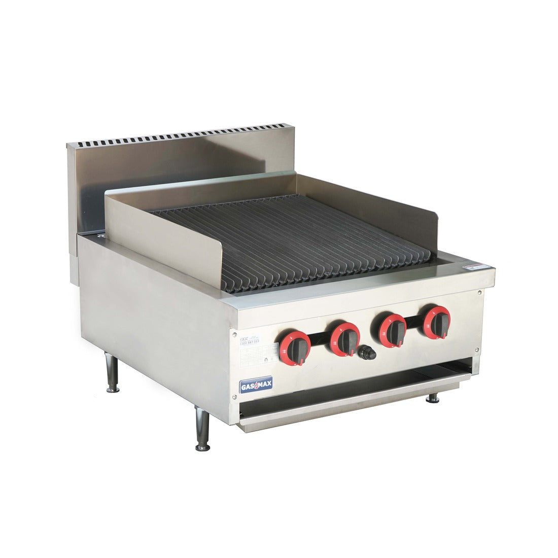 Gasmax QR-24E Natural Gas 4 Burner Char Grill Top