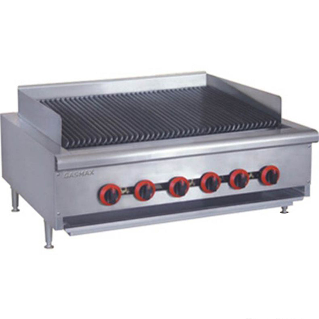 Gasmax 2NDs: Natural Gas 6 Burner Char Grill Top QR-36E-NSW1486