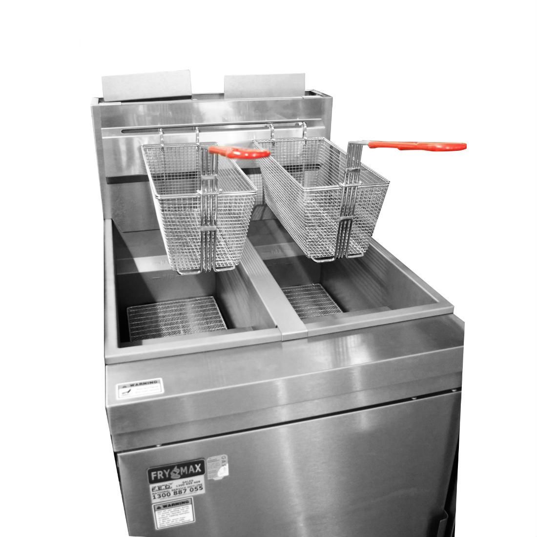 Frymax 2NDs: Frymax Superfast LPG Gas Tube Twin Vat Fryer - RC400TELPG-QLD222