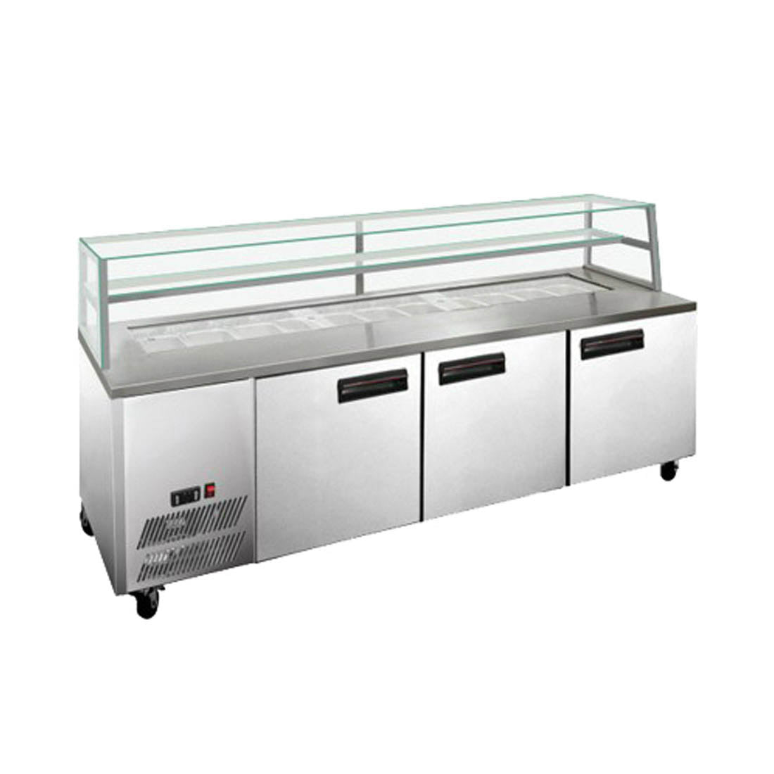 Thermaster SCB/21 three door DELUXE Sandwich Bar